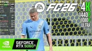 Miniature : RTX 5060 Ti | EA Sports FC 26 - 4K, 1440p, 1080p - Ultra