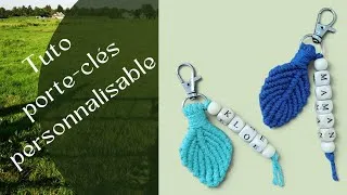 Miniature : Tuto porte-clés personnalisable en macramé 