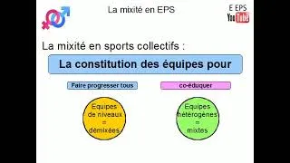 Miniature : La mixité en EPS - Cas des sports collectifs