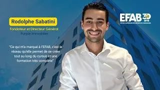 Miniature : Rodolphe Sabatini s'est formé à l'EFAB avant de fonder son entreprise en investissement immobilier