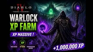 Miniature : Diablo 4 FR : Comment Farm des XP RAPIDEMENT avec le Warlock en Solo !