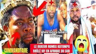 Miniature : TRISTE 😭💔 LE BOXEUR CONGOLAIS ROMEO KATOMPA ,BRÛLÉ VIF EN AFRIQUE. CE QUE. CE QUE NOUS SAVONS.