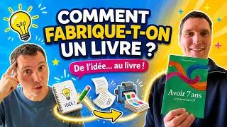 Miniature : Comment fabrique-t-on un vrai livre ? De l’idée au livre !