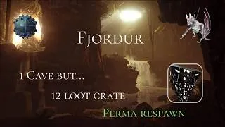 Miniature : ARK Fjordur Cave Location – 12 Loot Crates Perma Respawn Guide