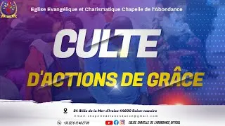 Miniature : CULTE D'ACTIONS DE GRACE | PASTEUR LERICHE IBINGA | 26 JANVIER 2025