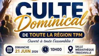 Miniature : Culte du Dimanche 21 Juin 2026 à la Médiathèque de Treichville