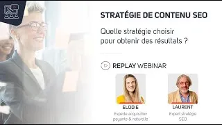 Miniature : Webinar - Référencement naturel : 5 stratégies de contenus SEO pour obtenir des résultats