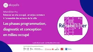 Miniature : (2/2) Les phases programmation, diagnostic et conception en milieu occupé - Réhabi[li]ter #13