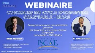Miniature : Comment réussir le concours du Cycle d’Expertise Comptable (CEC – ISCAE) | Webinaire complet