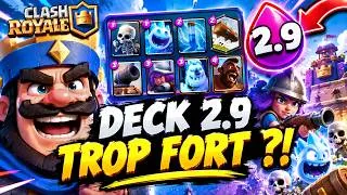 Miniature : JE TESTE UN DECK 2.9 COMPLÈTEMENT FOU SUR CLASH ROYALE !