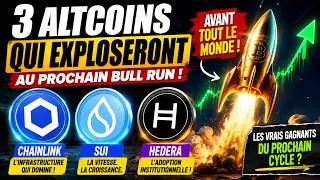 Miniature : 3 Altcoins QUI POURRAIENT EXPLOSER au Prochain Bull Run (Avant Tout le Monde)
