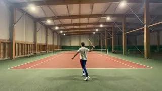 Miniature : Entrainement tennis revers à une main