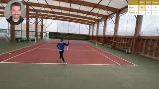 Miniature : Match amical tennis amateur Bruno 15/5 vs Florent 15/4