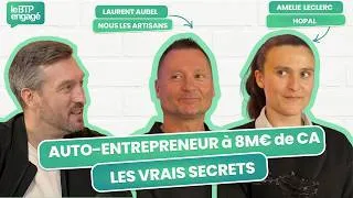 Miniature : De micro-entrepreneur à 8M€ de CA — Les vrais secrets | Laurent Aubel & Amélie Leclerc