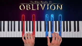 Miniature : Oblivion - Auriel's Ascension - Piano Cover & Tutorial