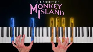 Miniature : Monkey Island - Main Theme - Piano Cover & Tutorial