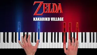 Miniature : Kakariko Village - Zelda Ocarina of Time - Piano Cover & Tutorial