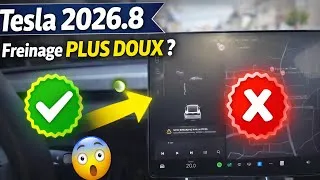 Miniature : MAJ Tesla 2026.8 : Je teste le nouveau confort au freinage… Toutes les Tesla ne l’auront pas 😑