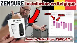 Miniature : Zendure smart meter P1 avec SolarFlow 2400 AC+.. le combo gagnant des citadins en Belgique.