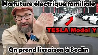 Miniature : Livraison de ma.. Tesla model Y.. je vous emmène avec moi à Seclin