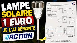 Miniature : Démontage lampe led solaire Action