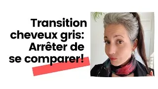 Miniature : Comparer la couleur de ses cheveux blancs/gris #cheveuxblancs #cheveuxnaturels