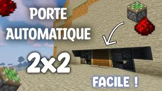 Miniature : Comment construire une porte 2x2 automatique sur Minecraft ! [tuto] - El Genius