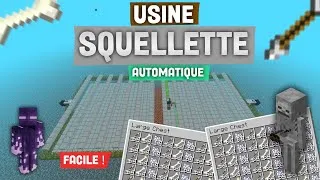 Miniature : Comment Construire une Usine (Ferme) à Squelettes sur Minecraft ! [tuto 1.19+] (bedrock et java)