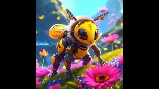 Miniature : BEES AT WORK - SUMMER AMBIENCE - ПЧЁЛЫ ПОМОЩНИКИ ПО ХОЗЯЙСТВУ