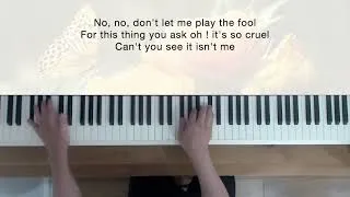Miniature : Gilbert Montagné - The fool (avec paroles) - Piano