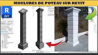Miniature : Moulure de poteau sur revit