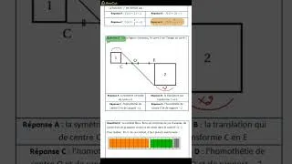 Miniature : DNB 2024 Polynésie Ex 1 QCM