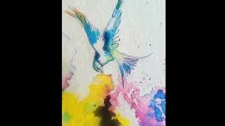 Miniature : Démonstration d'aquarelle: Peindre un oiseau