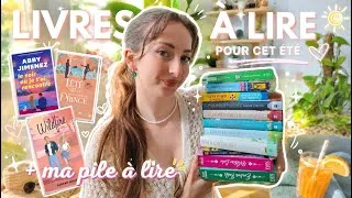 Miniature : LIVRES À LIRE POUR CET ÉTÉ 🌴 + MA PILE À LIRE 📚