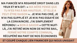 Miniature : ma fiancee ma dit ma mere pense que tu ne me merites pas jai rompu nos fiancailles en silence