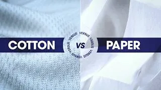 Miniature : Cotton vs paper : which hand drying solution is more sustainable?