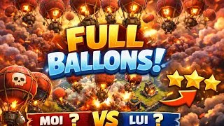 Miniature : Peut-on perf en FULL BALLON sur Clash of Clans ??🤔😨(c’est impossible…)