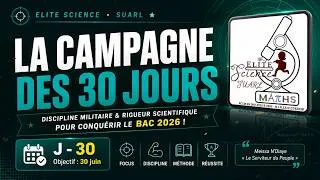 Miniature : LA CAMPAGNE DES 30 JOURS 🔥 Discipline militaire pour réussir le Bac 2026
