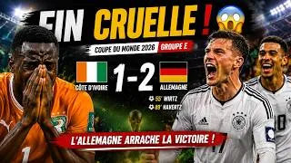 Miniature : 🥇 😱 FIN CRUELLE POUR LA CÔTE D’IVOIRE 🇨🇮 ALLEMAGNE 2-1 | Résumé & Débrief Mondial 2026 🔥 #football