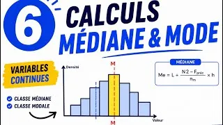 Miniature : Variables continues : Calculer facilement la médiane et le mode