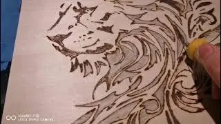 Miniature : #viral #viralvideo #animals #leo #artist #art #Pyrography #love #health #viralvideo #