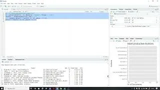 Miniature : bibliometric analysis with r part 1