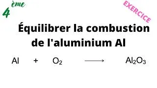 Miniature : Équilibrer la combustion de l'aluminium (Al + O2)