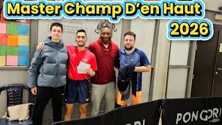 Miniature : Master NAMUR 🏓 : Finales «Séries B» + «Séries C» (28/02/26, Champ D’en Haut)