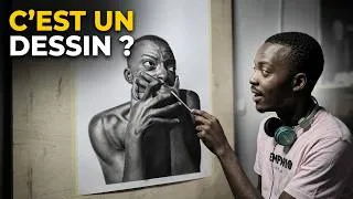 Miniature : La réalisation Intégrale de mon autoportrait | dessin photoréaliste sur papier ✏️
