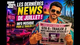 Miniature : 🚨 GTA 6 : Les Dernières News de Juillet ! La Musique du Trailer 3 enfin trouvée ? 🎵