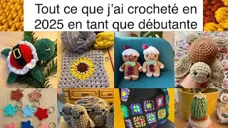 Miniature : Tout ce que j'ai crocheté en tant que débutante grâce aux tutos sur youtube