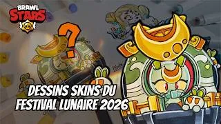 Miniature : Brawl Stars - Dessin des skins du festival lunaire 2026 (Eve & Lola)
