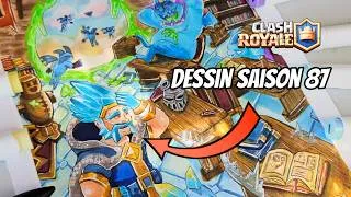 Miniature : Clash Royale - DESSIN ECRAN CHARGEMENT SAISON 87 - Académie gargouille - Speed drawing