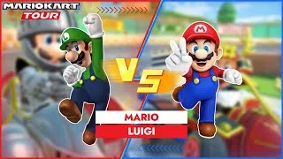 Miniature : Mario Kart Tour FR - Présentation saison de Mario VS Luigi 2023
